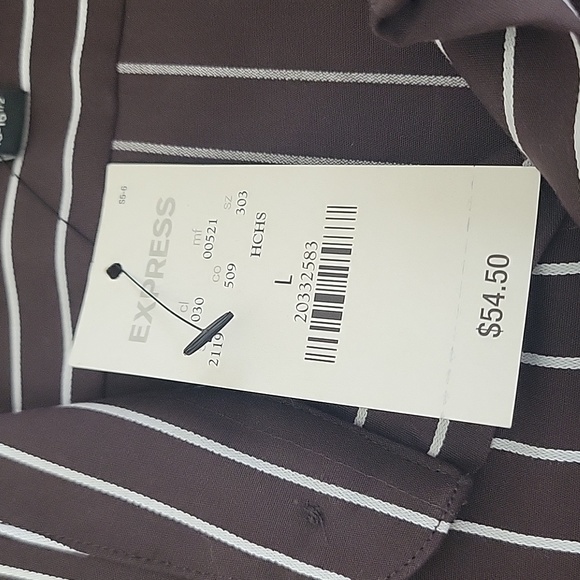 Brand New Express Men's Long Sleeve Modern Fit 1MX - Picture 3 of 10